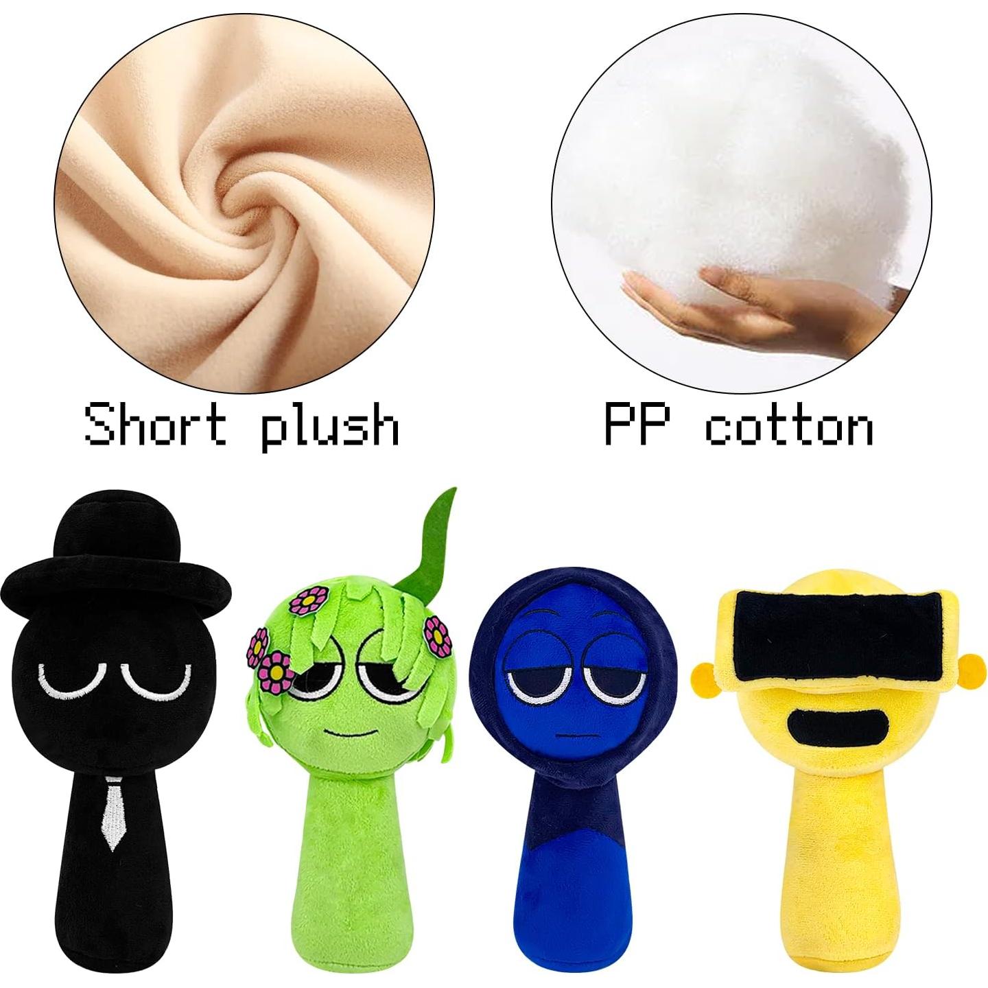 Juguete de Peluche Sprunki 25.4 cm Suave para Fans de Juegos