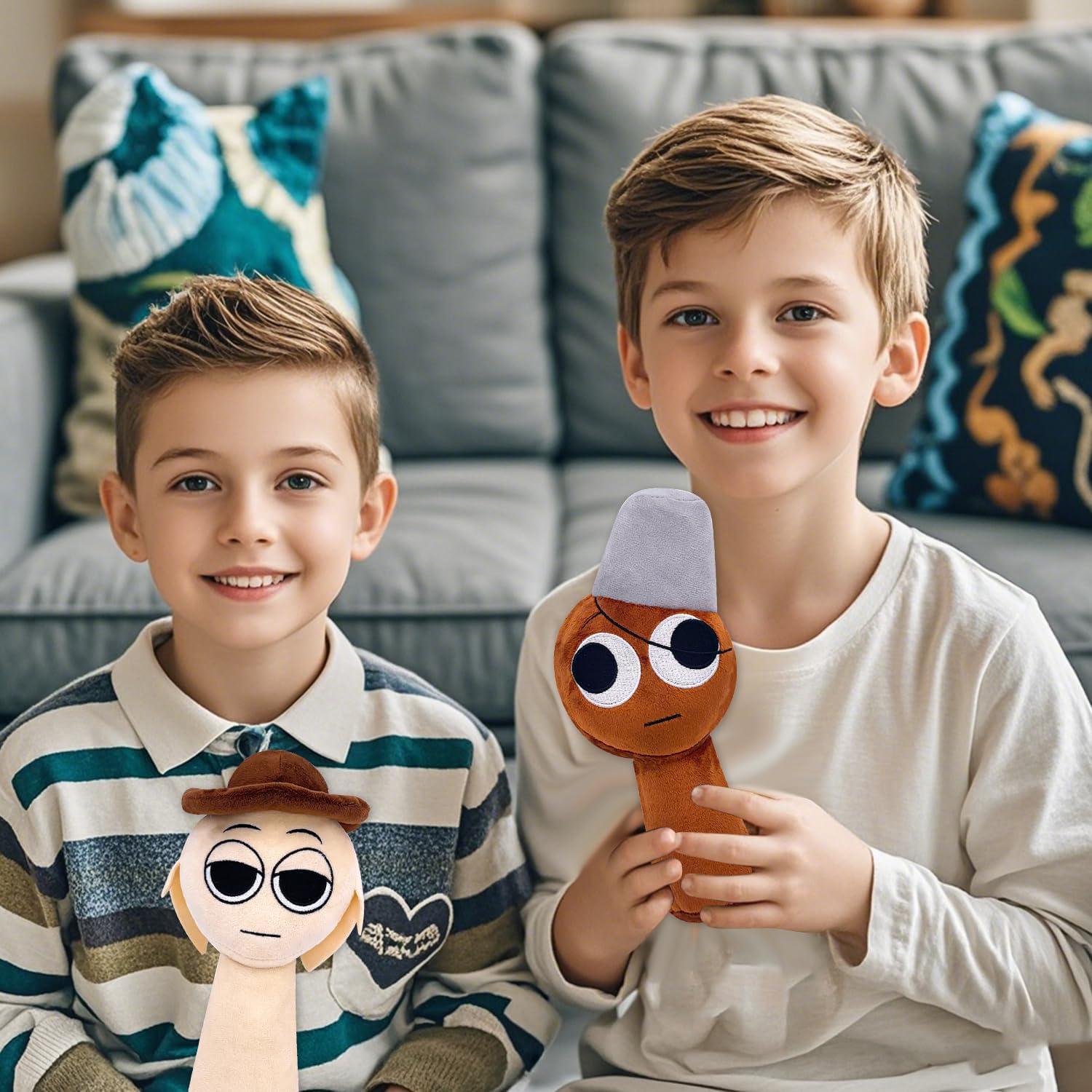 Juguete de Peluche Sprunki 25.4 cm Suave para Fans de Juegos