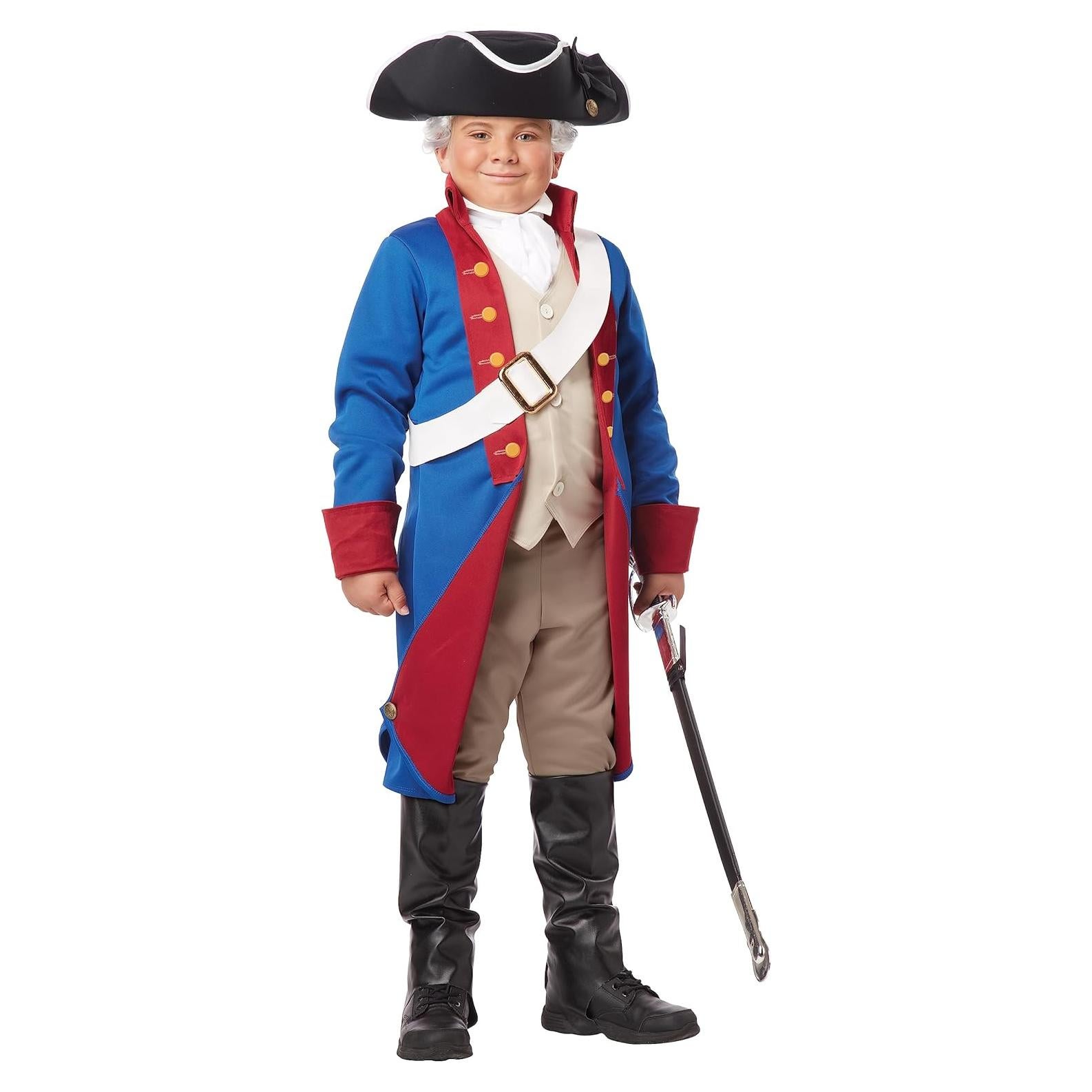 Disfraz Patriota Americano Niños California Costumes Mediano