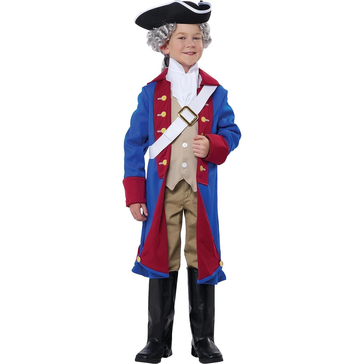 Disfraz Patriota Americano Niños California Costumes Mediano