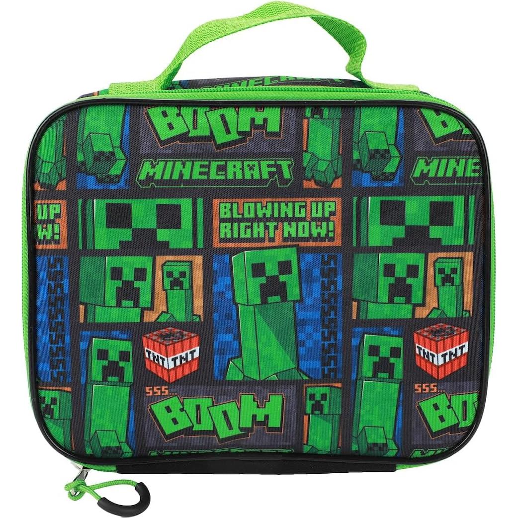 Mochila Unisex para Niños BIOWORLD Minecraft 40.64 cm Verde