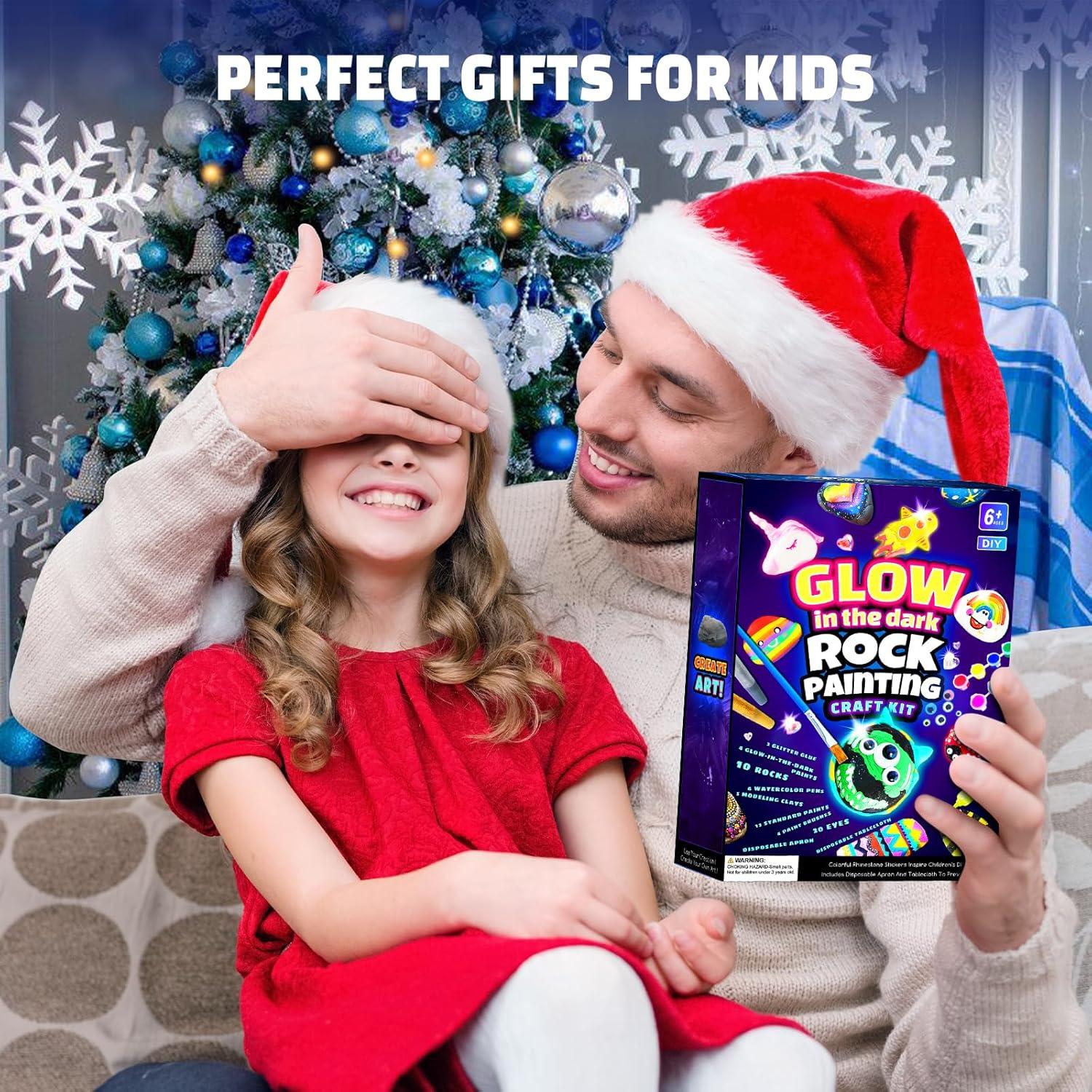 Kit de Pintura de Rocas EPUMP - Brillan en la Oscuridad