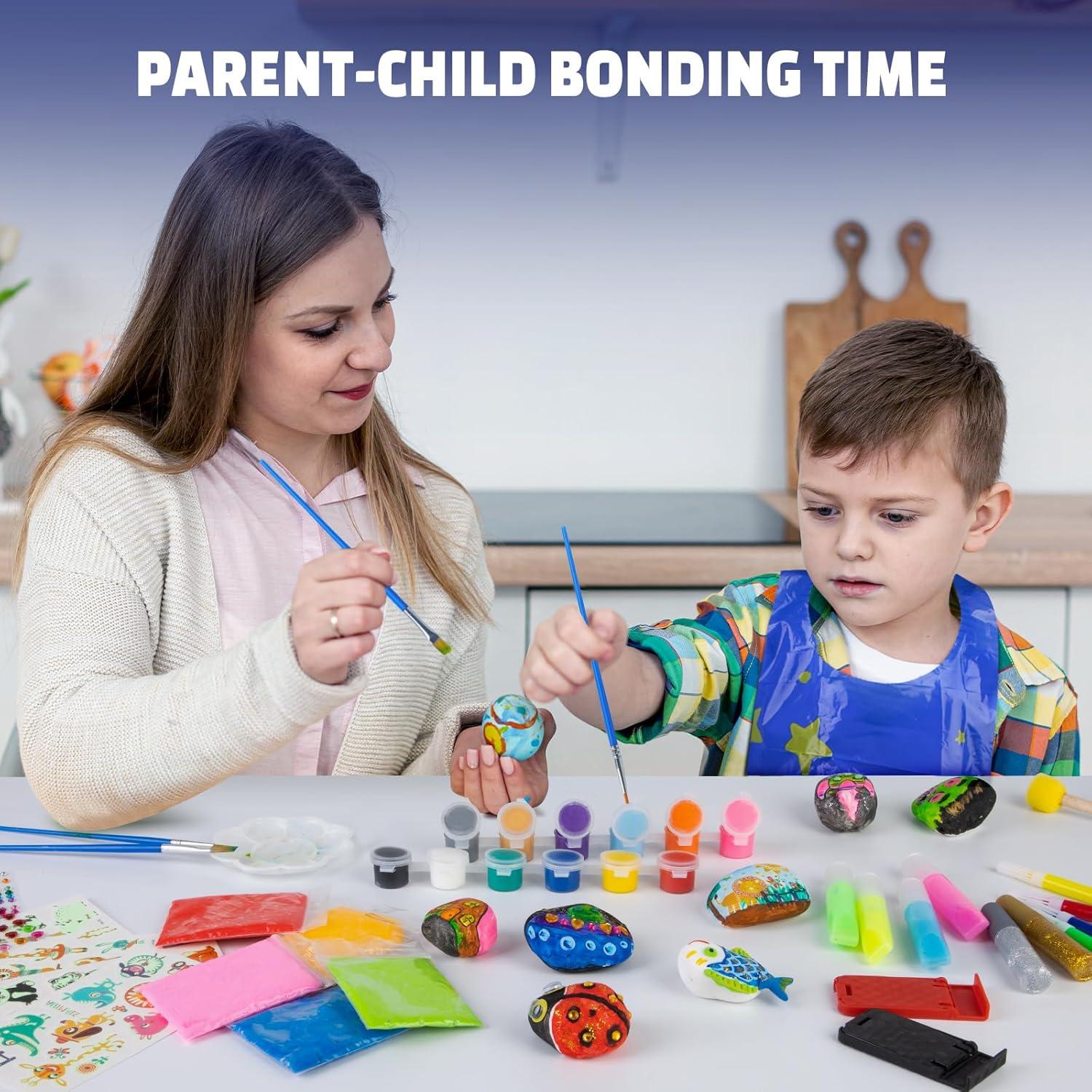 Kit de Pintura de Rocas EPUMP - Brillan en la Oscuridad