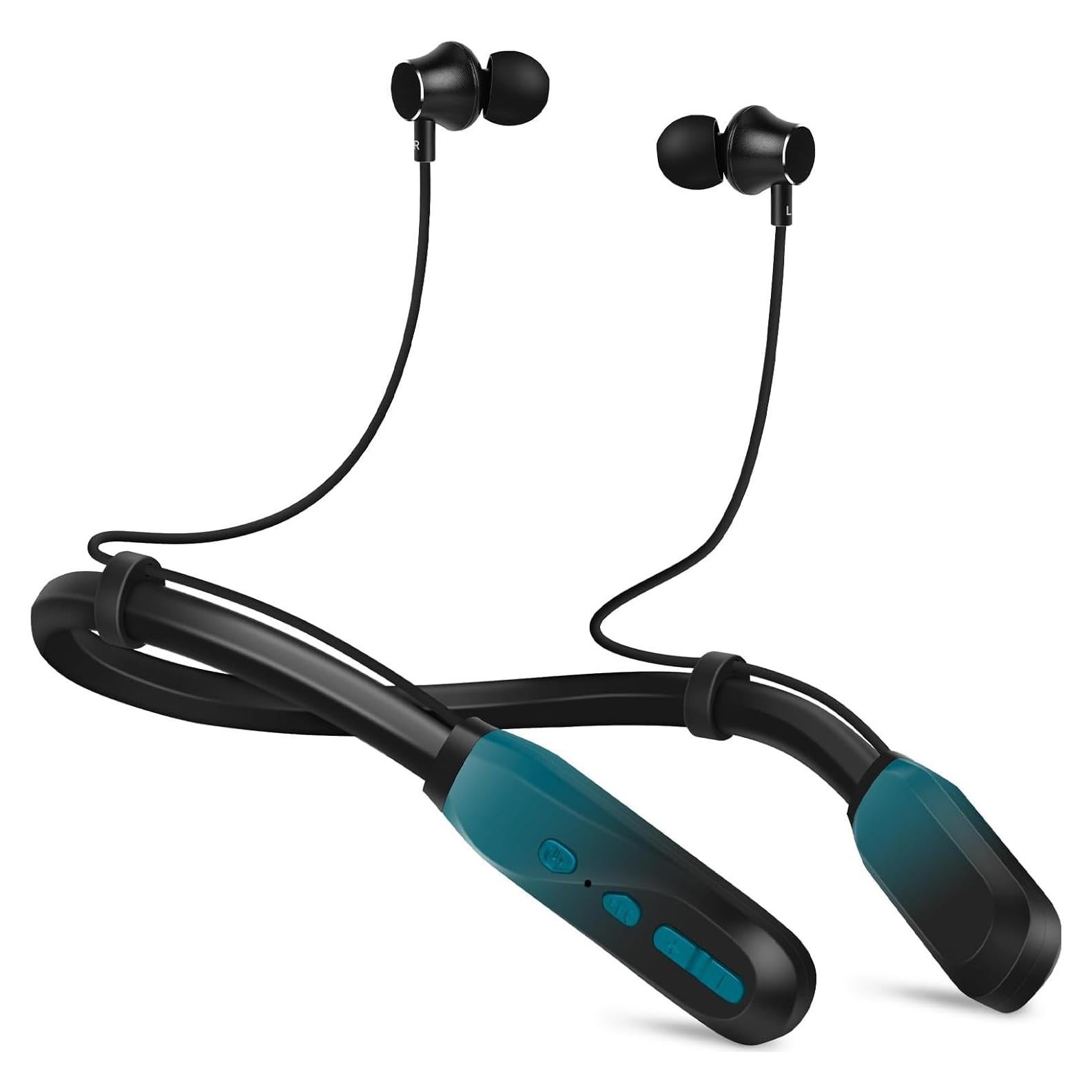 Auriculares Bluetooth Lecefty i35_plus Verde Cian 200h Batería