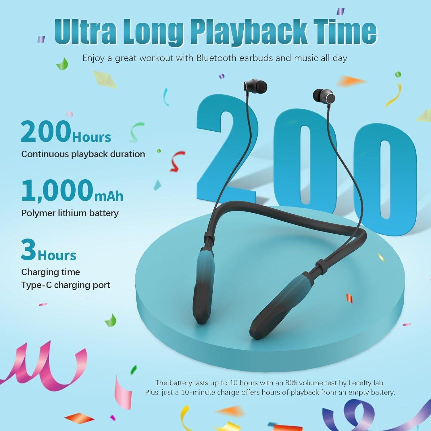 Auriculares Bluetooth Lecefty i35_plus Verde Cian 200h Batería