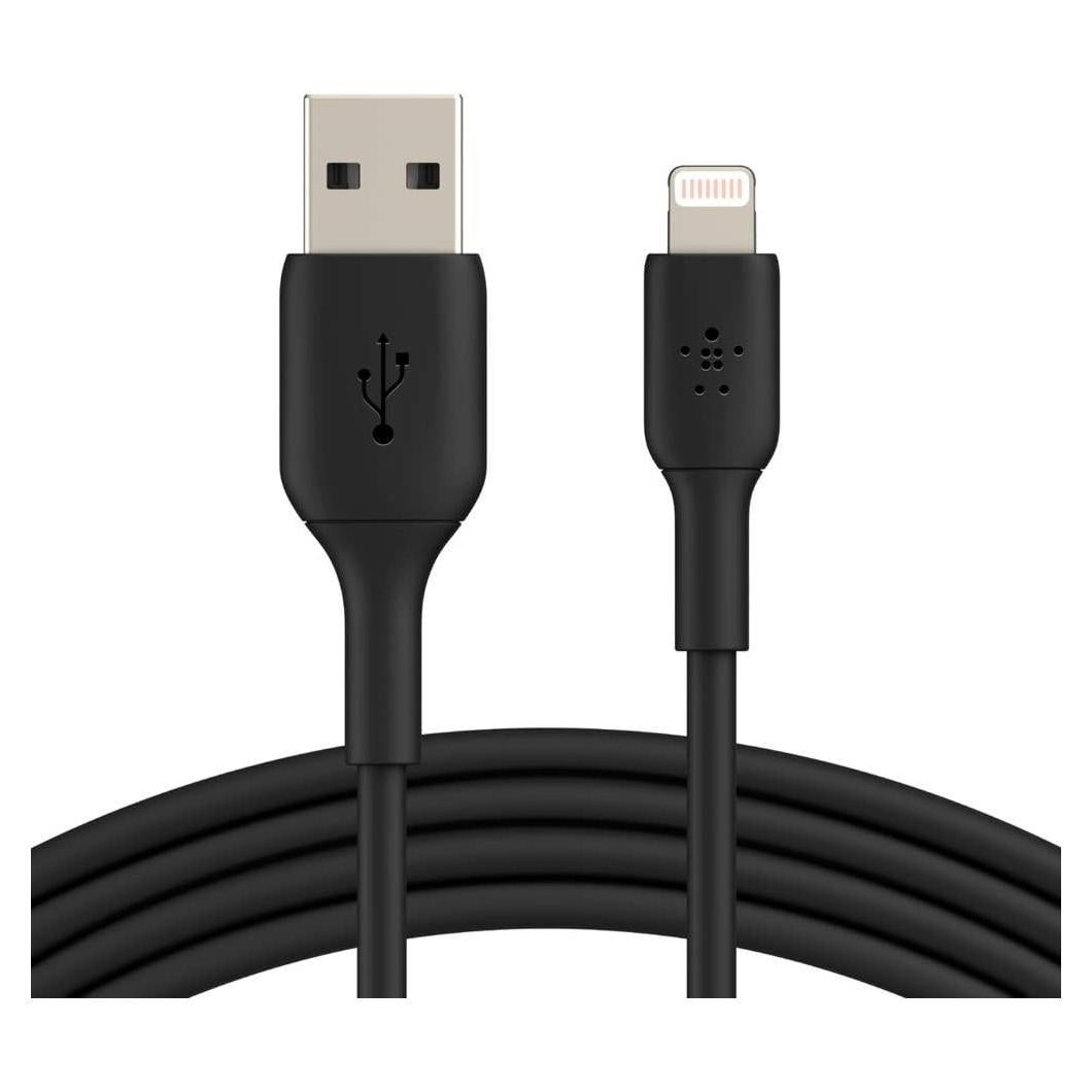 Cable USB a Lightning Belkin BoostCharge 1M Negro MFi