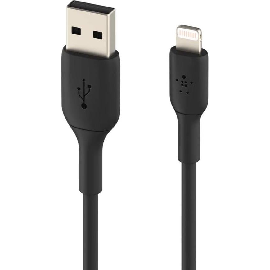 Cable USB a Lightning Belkin BoostCharge 1M Negro MFi