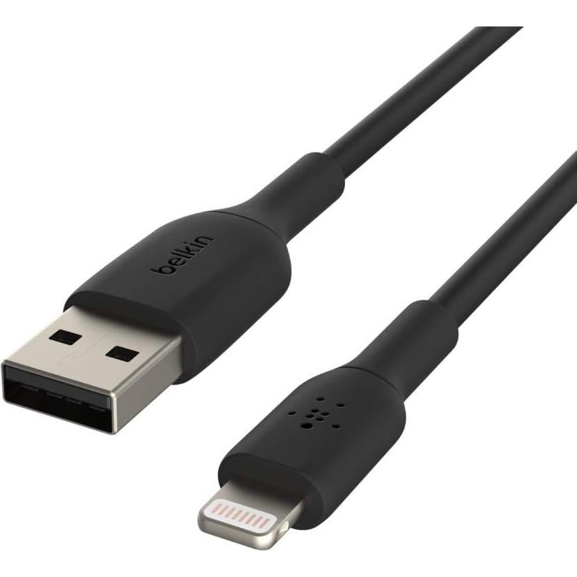 Cable USB a Lightning Belkin BoostCharge 1M Negro MFi