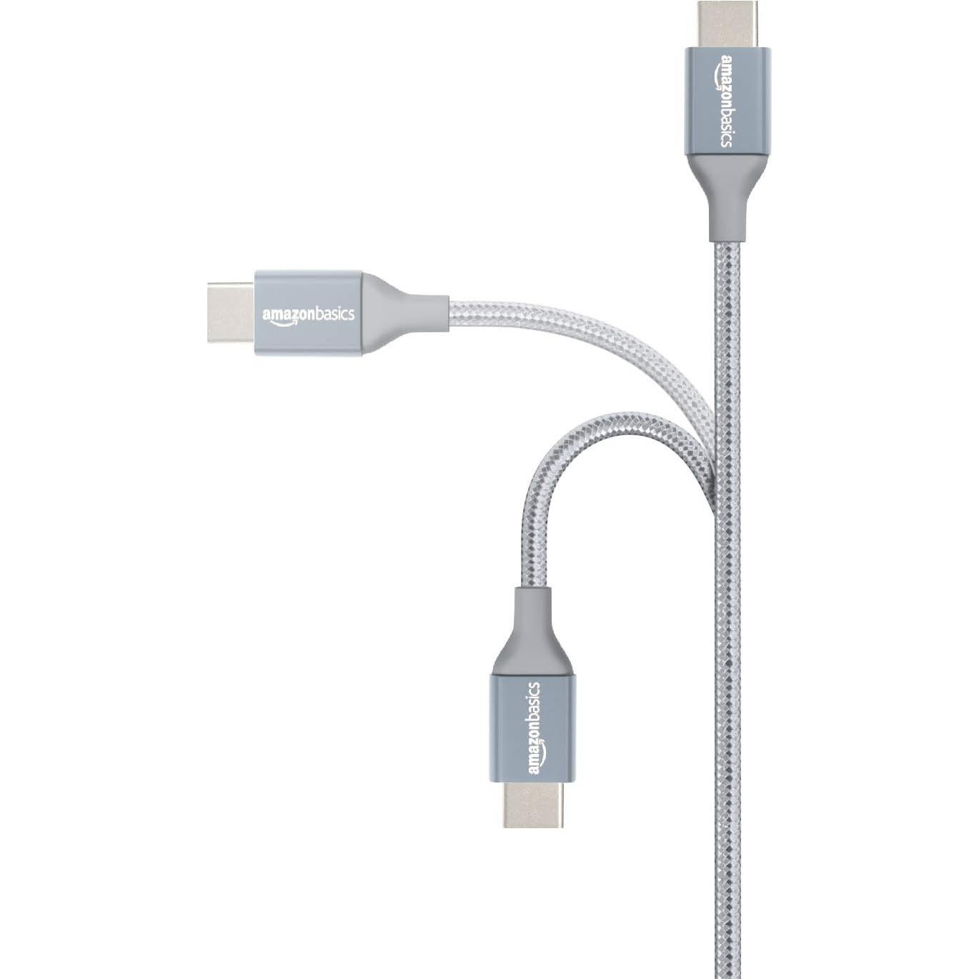 Cable de Carga Rápida USB-C a USB-A Amazon Basics 0.91m