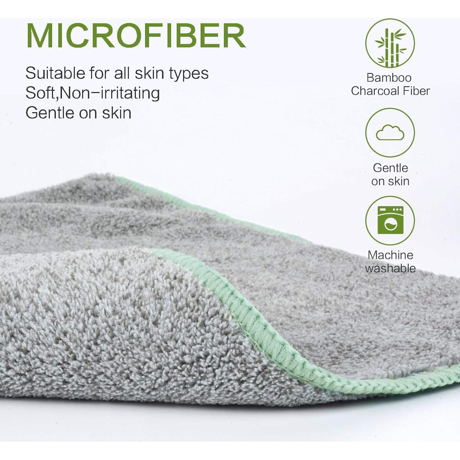 Toallas de Microfibra SINLAND 30x30cm 6 Piezas Ultra Suaves