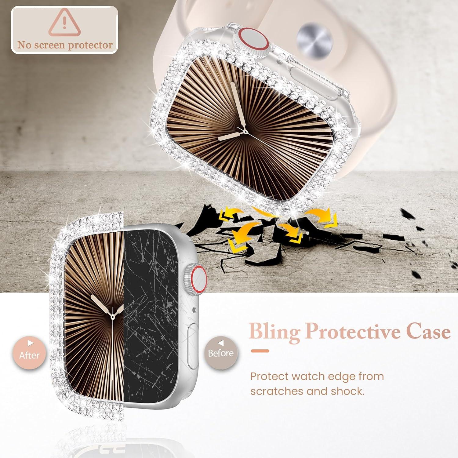 Funda Protectora Brillante Goton para Apple Watch 42mm - 4 Pack