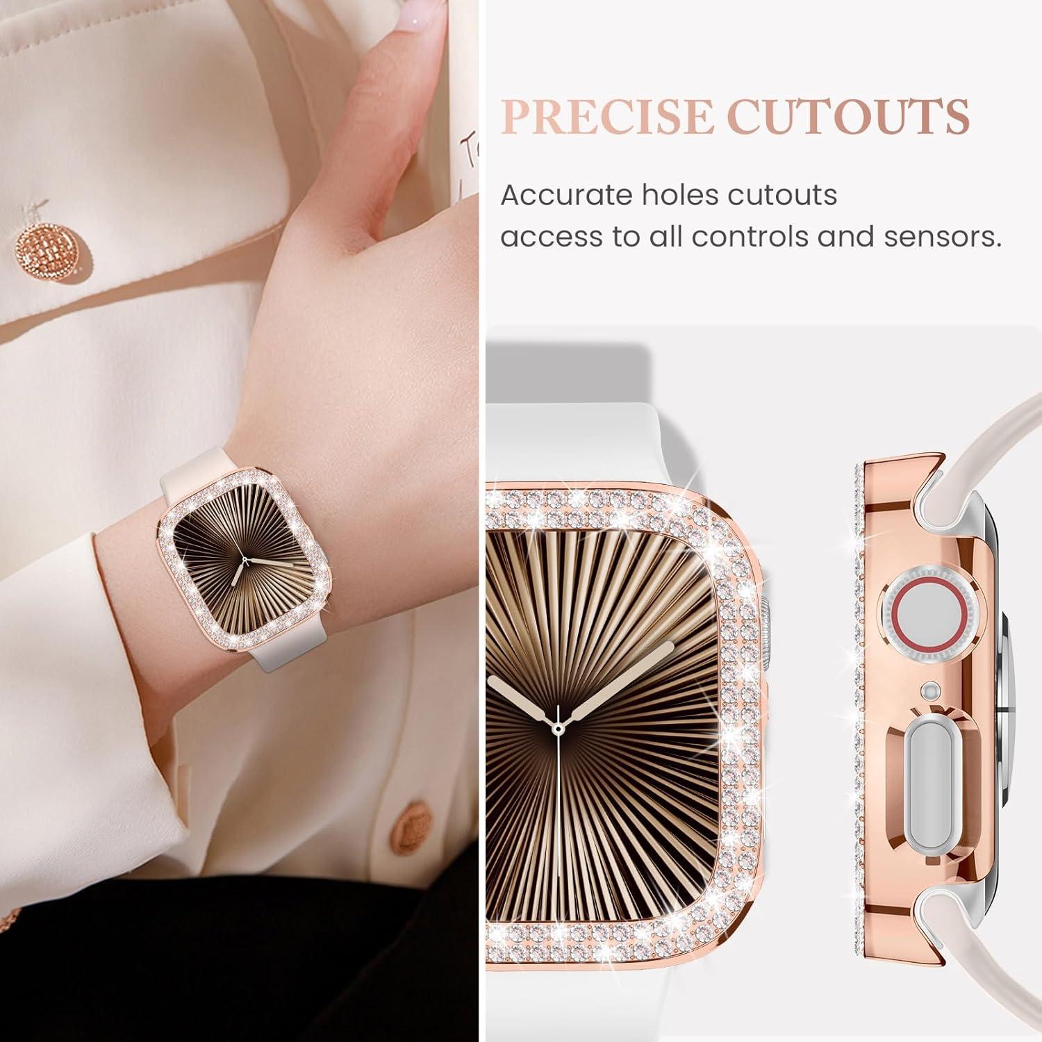 Funda Protectora Brillante Goton para Apple Watch 42mm - 4 Pack