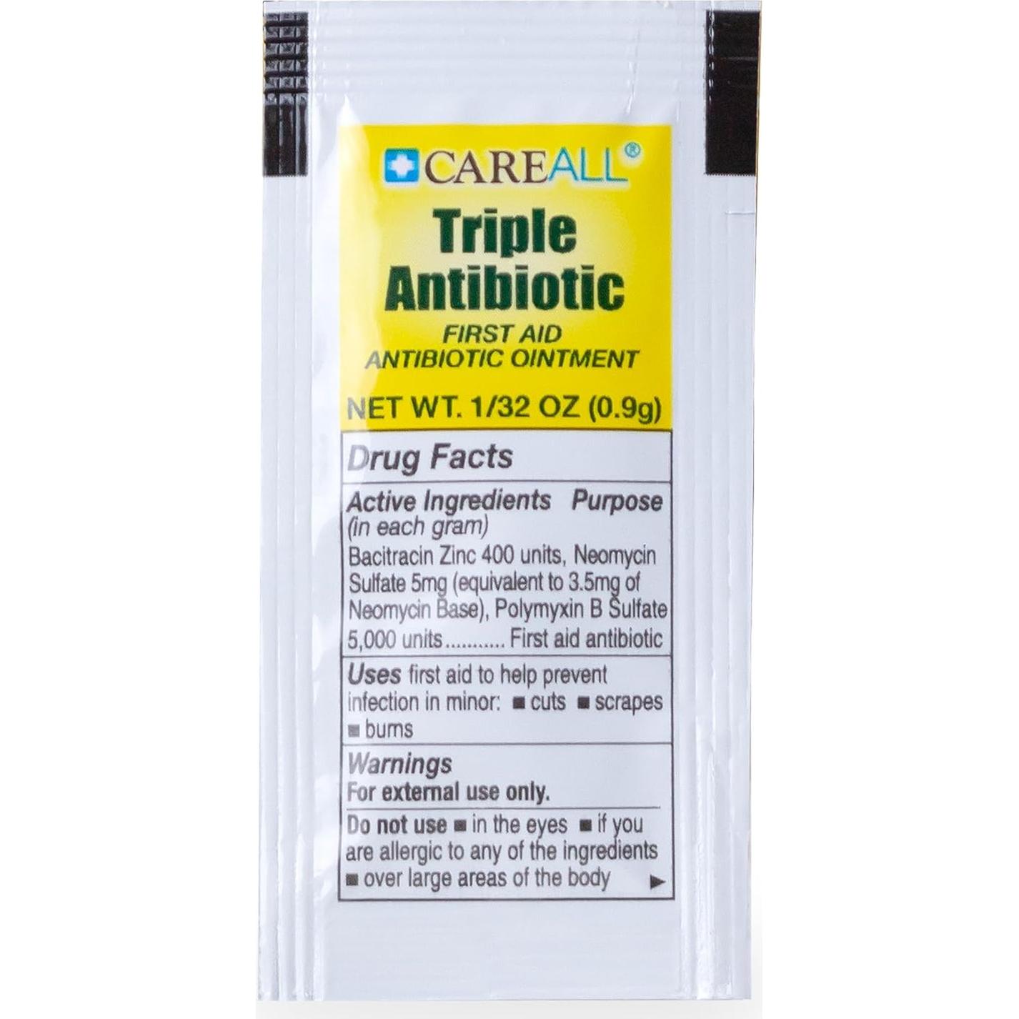 Ungüento Antibiótico Triple CareAll 0.9g - Paquete de 144