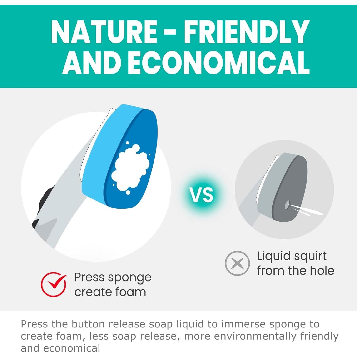 Esponja de Platos HELIME con Dispensador y 5 Recambios Azul