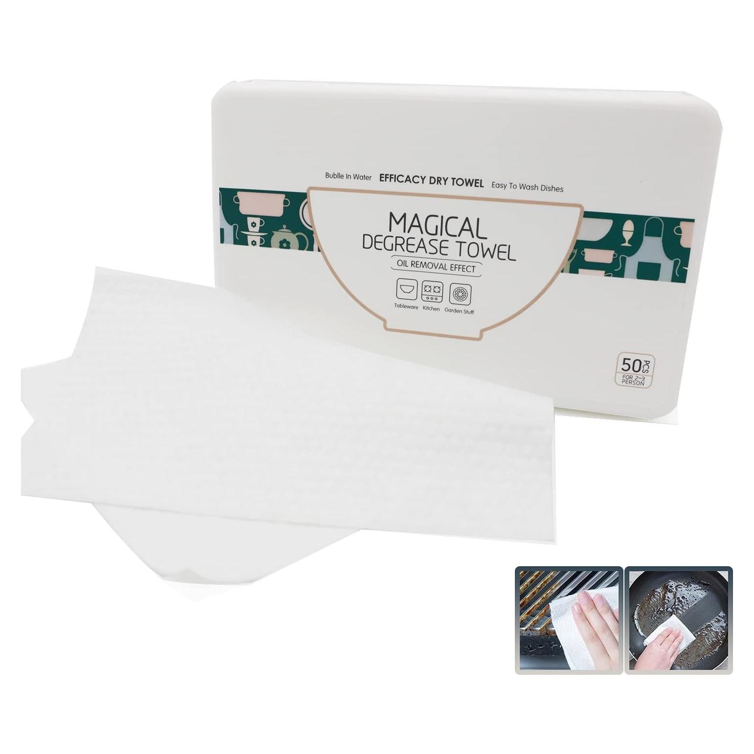 Toallitas de limpieza reutilizables UNUSUALKEY 50 piezas