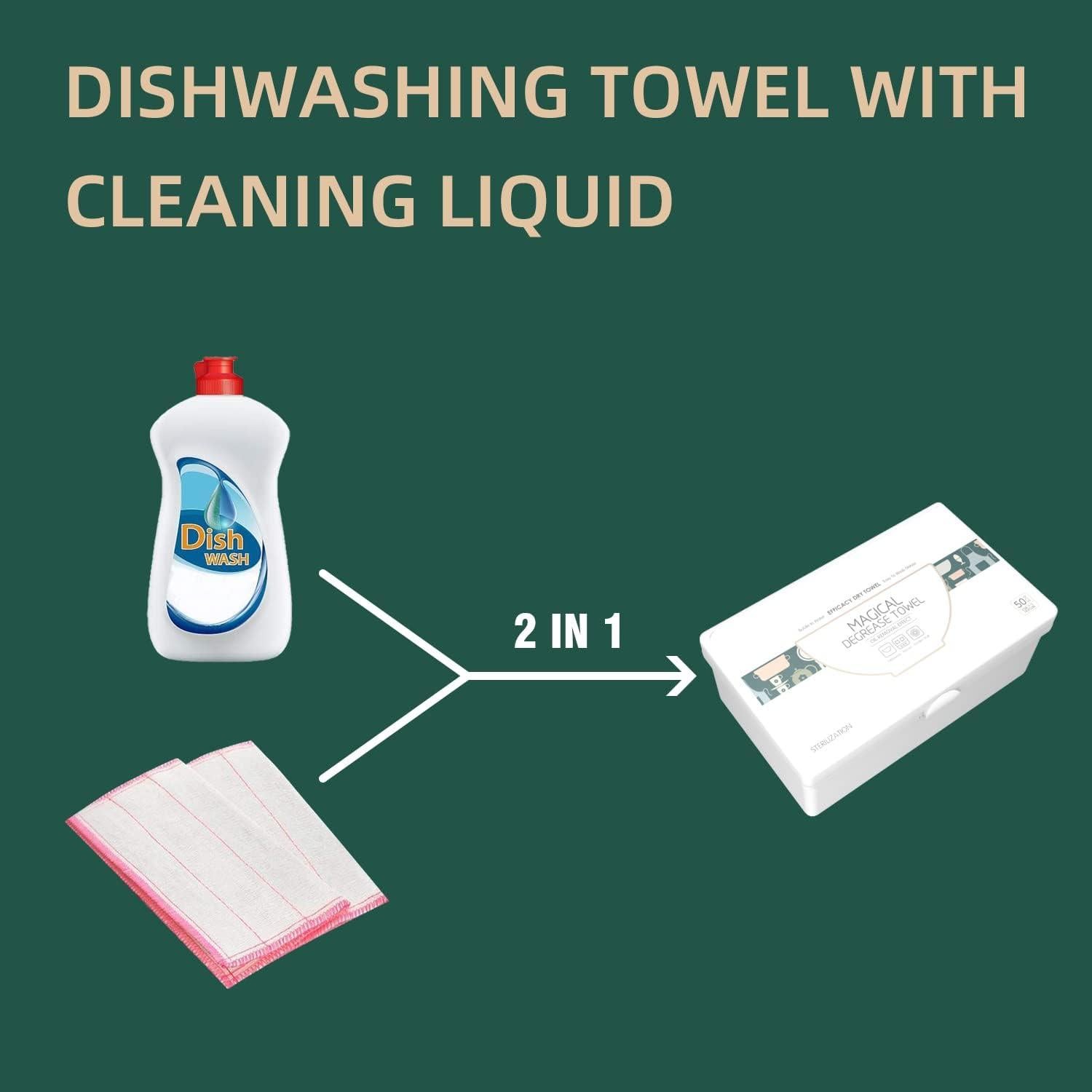 Toallitas de limpieza reutilizables UNUSUALKEY 50 piezas