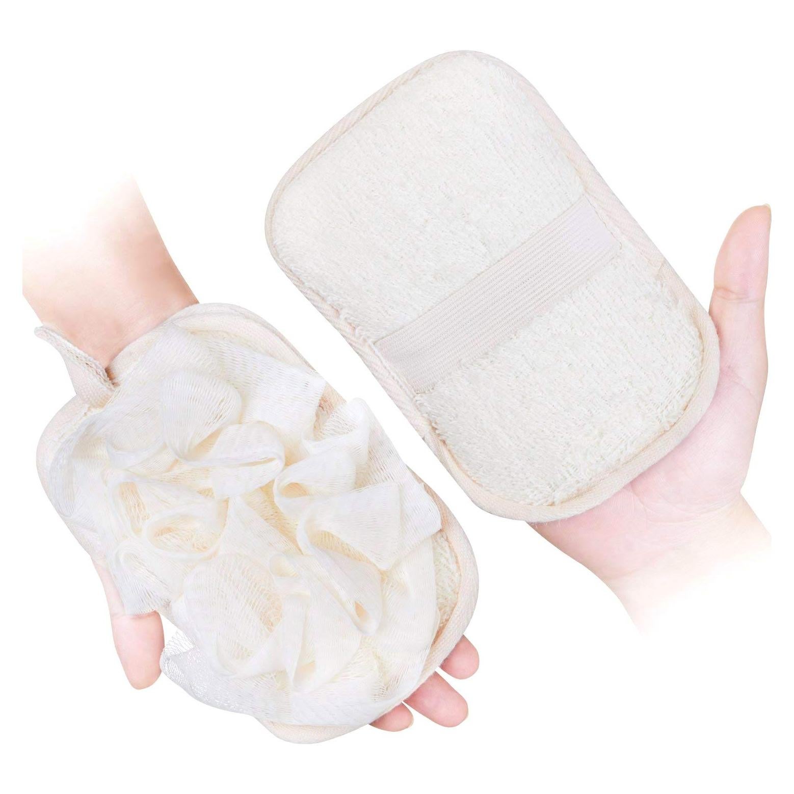 Mitón de Baño Mikimini 2 en 1 Exfoliante Lufa XL/M