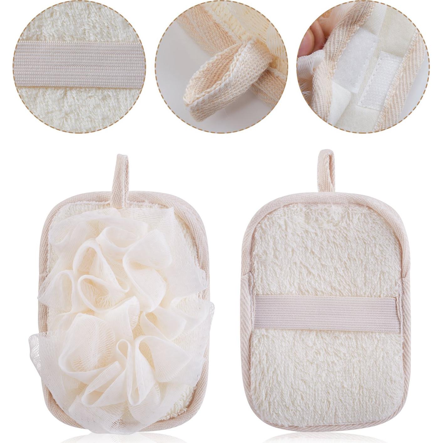 Mitón de Baño Mikimini 2 en 1 Exfoliante Lufa XL/M