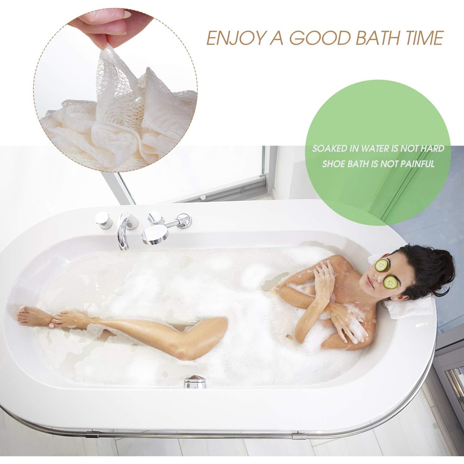 Mitón de Baño Mikimini 2 en 1 Exfoliante Lufa XL/M