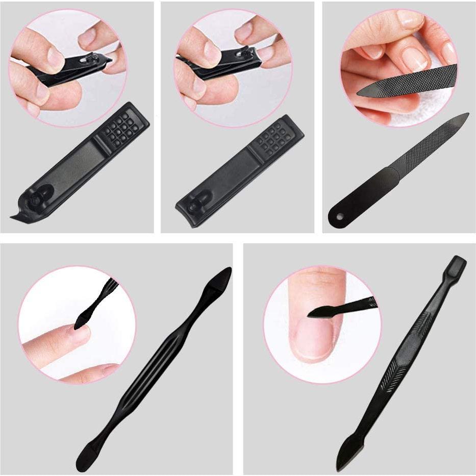 Juego de Manicura 16 Piezas Lemon Shane Acero Inoxidable