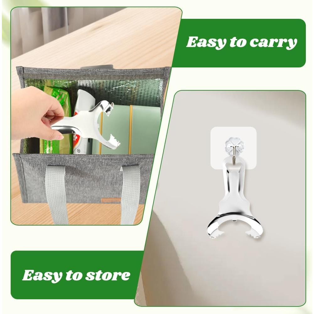 Abridor de frascos manual Kakalote, 2 piezas, acero inoxidable