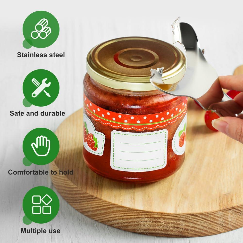 Abridor de frascos manual Kakalote, 2 piezas, acero inoxidable