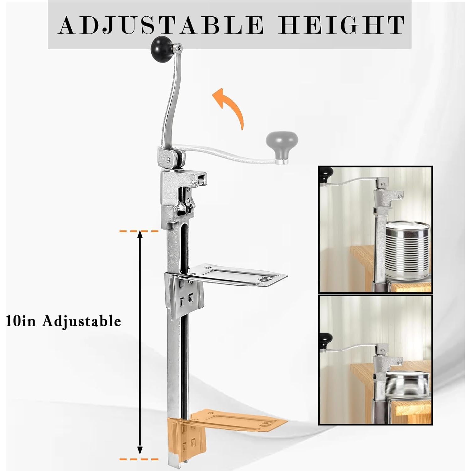 Abrelatas Manual Swess FBA021S de Acero Inoxidable 42 cm