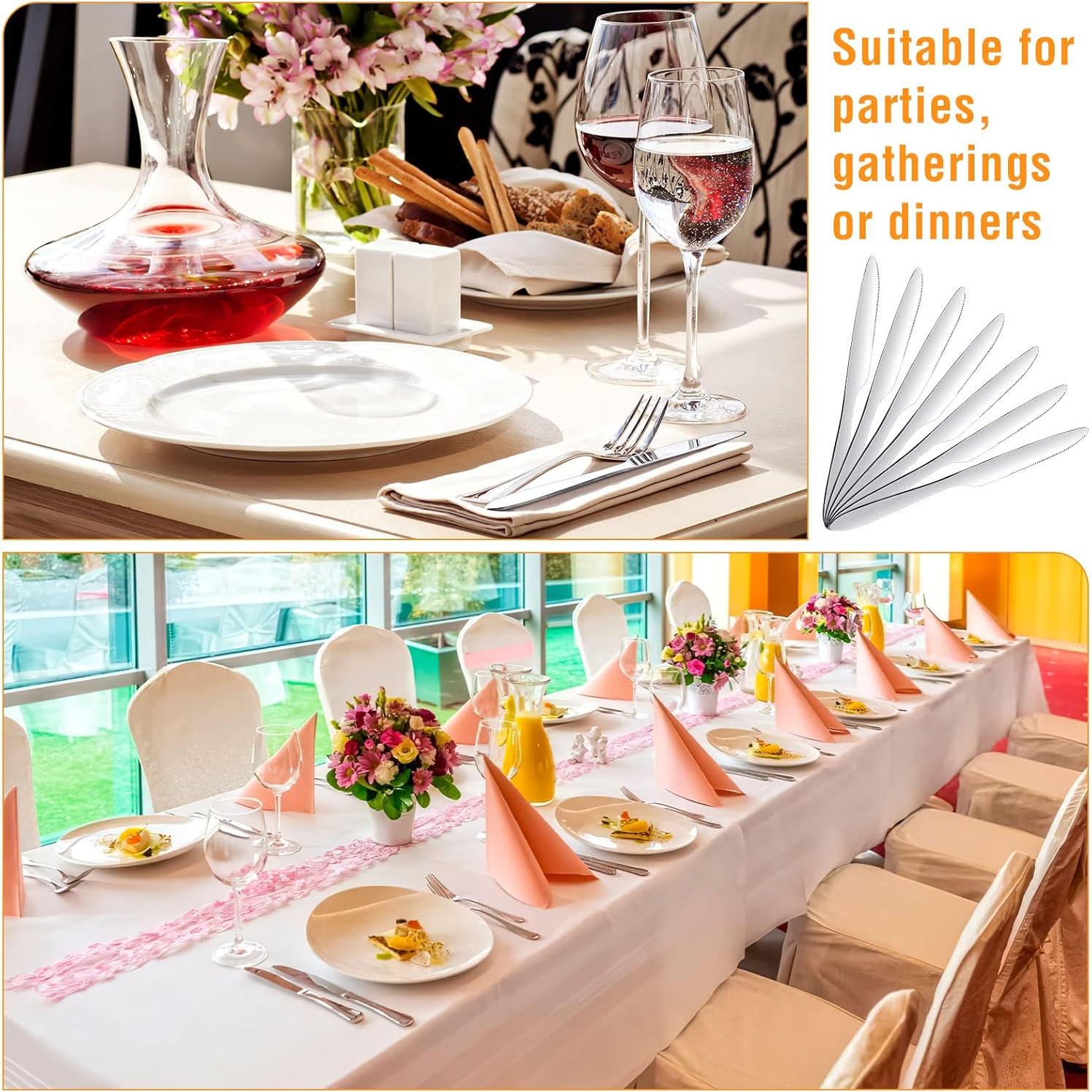 Juego de 100 Cuchillos de Cena Nuenen 21 cm Acero Inoxidable