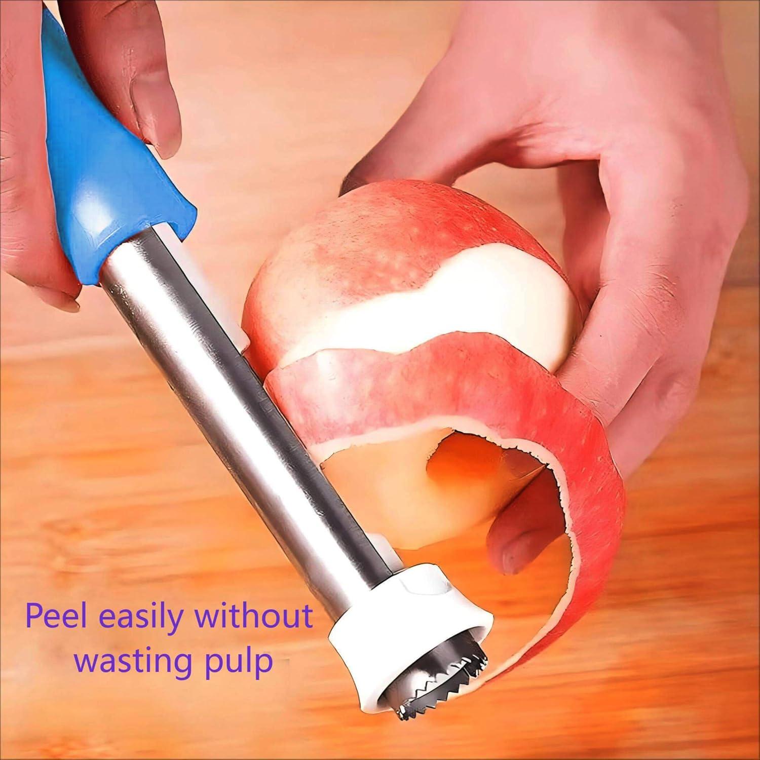 Pelador y Removedor de Corazón de Frutas 2 en 1 Azhaoiang