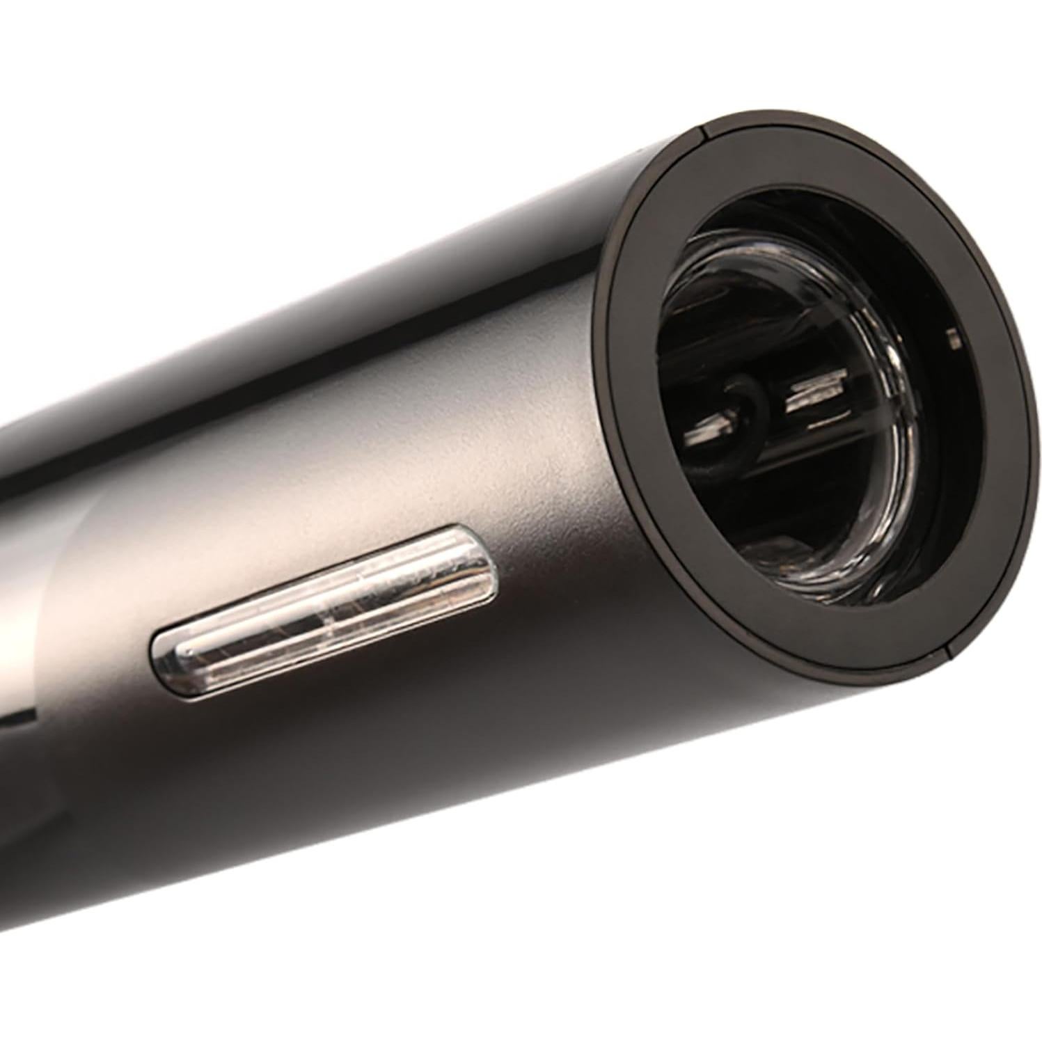 Abrebotellas Eléctrico Abuzhen Negro con Cortador y Aerador