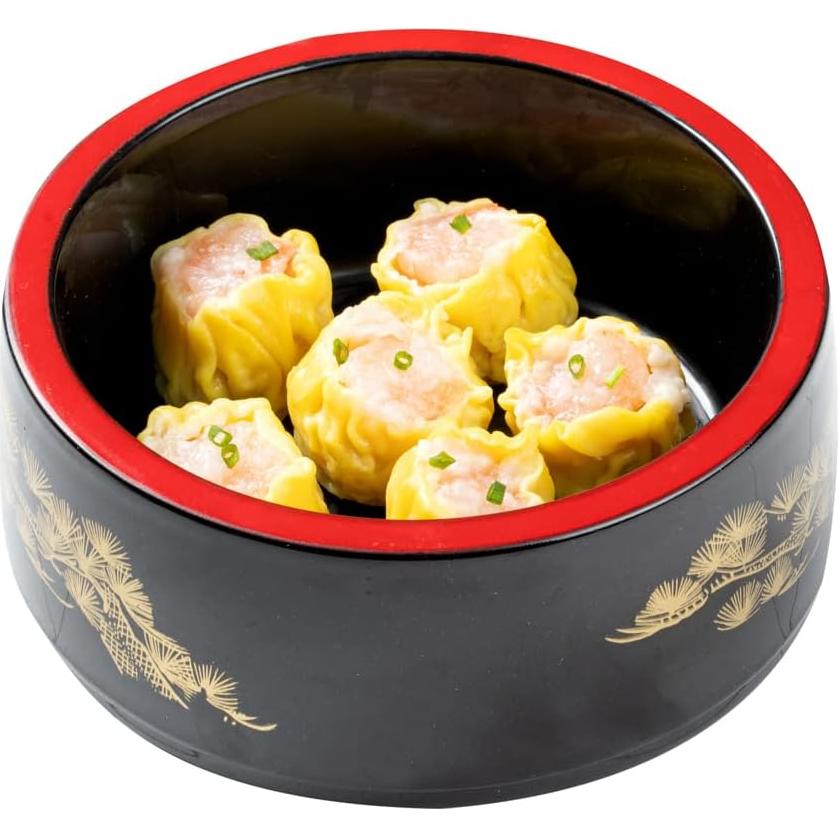 Caja Bento Restaurantware 25 Onzas Redonda Negra a Prueba de Grasa