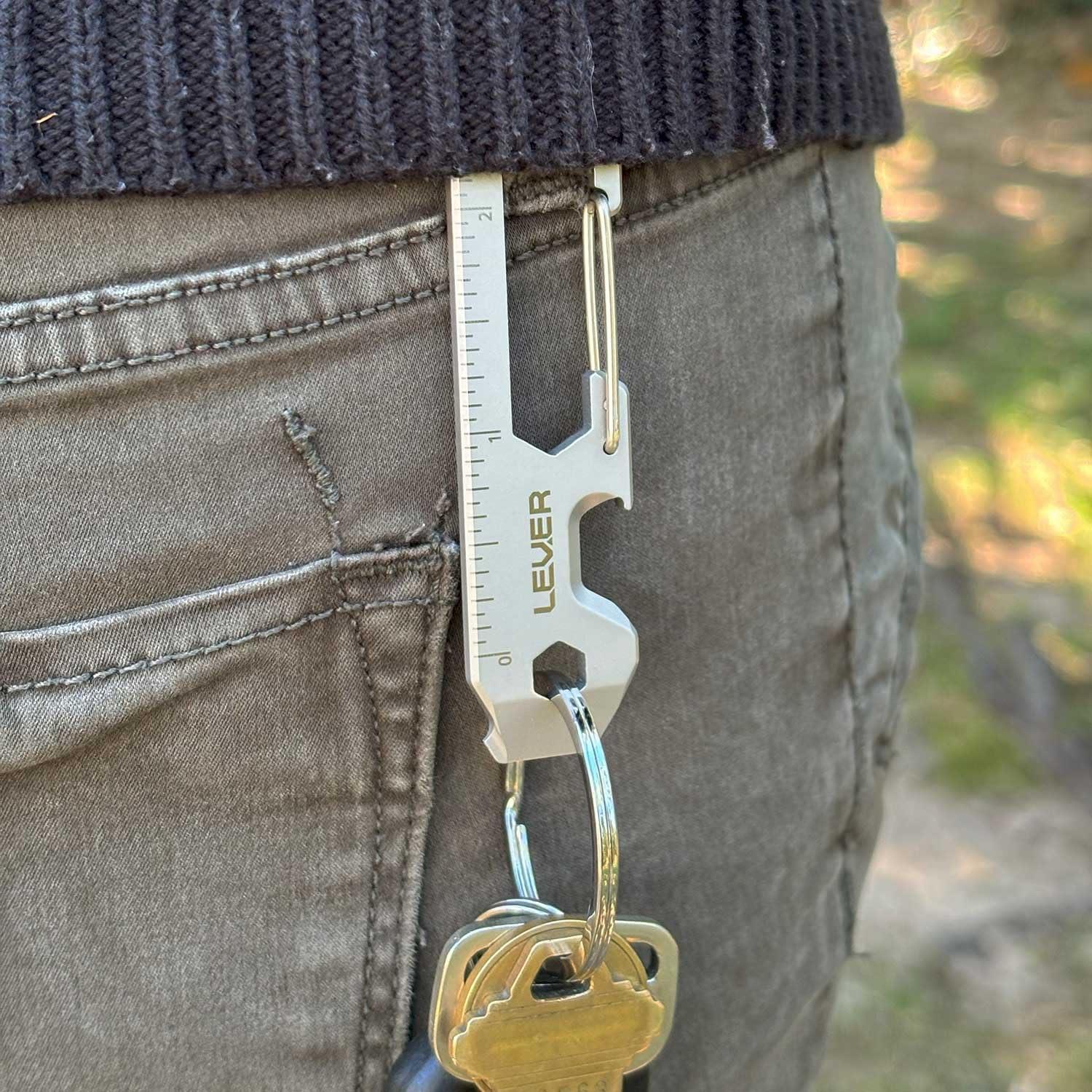 Multiherramienta de Llavero CLiP KT Lever Gear - 12 Funciones