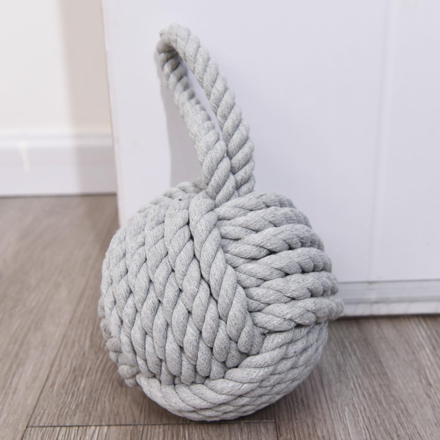 Tope de Puerta Decorativo Pomeat Náutico 15 cm Gris Yute