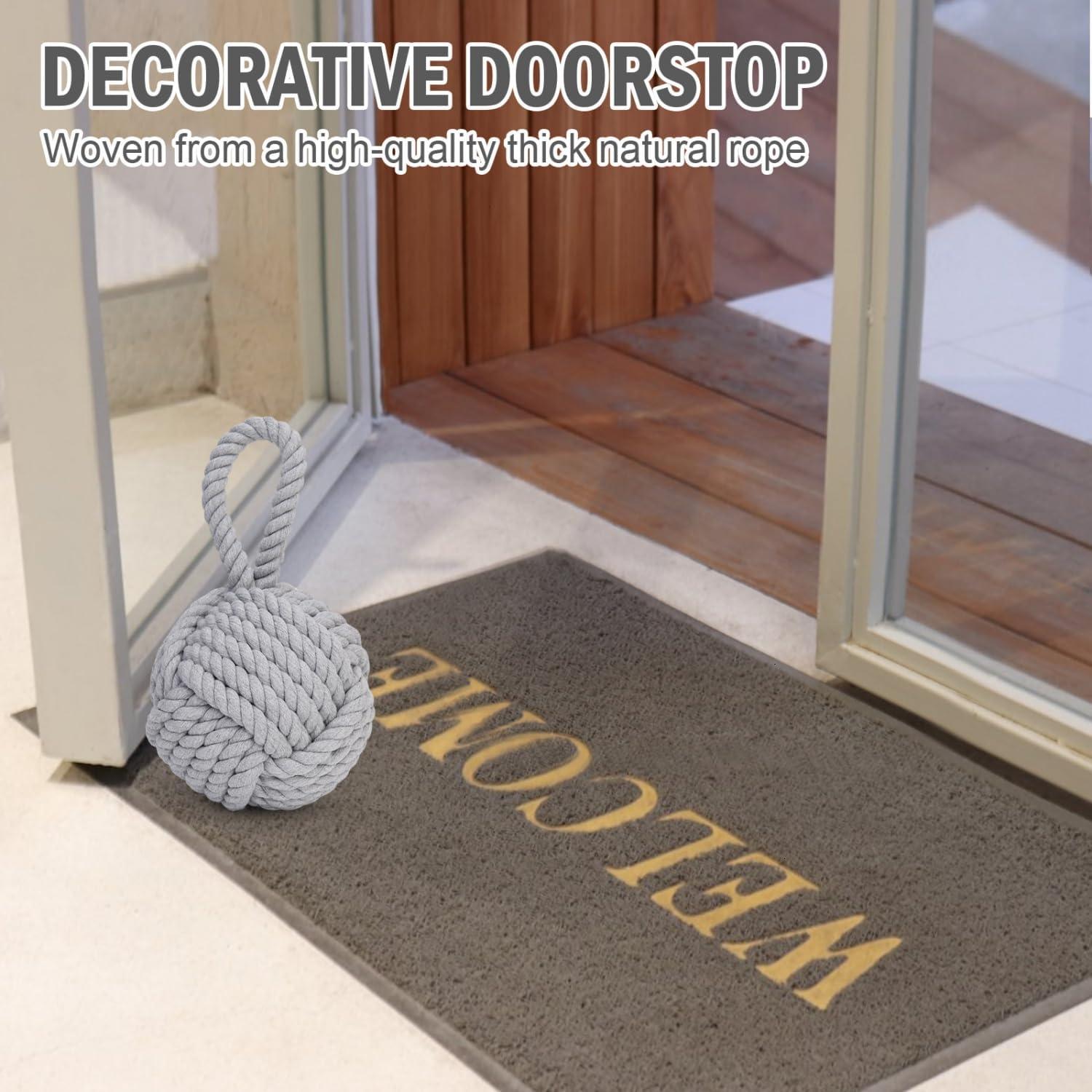 Tope de Puerta Decorativo Pomeat Náutico 15 cm Gris Yute