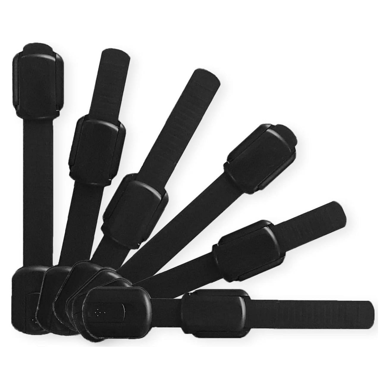 Bloqueos de Seguridad Ajustables Wonderkid - 6 Piezas Negros