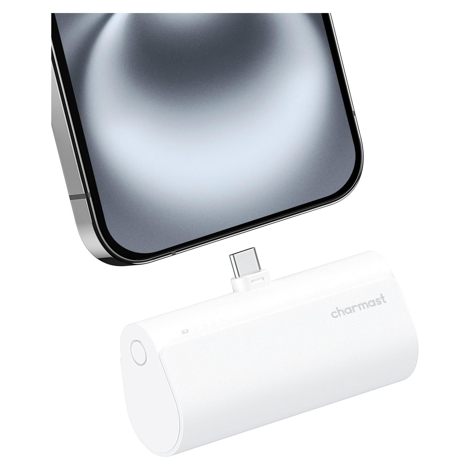 Cargador portátil Charmast 5000mAh USB-C carga rápida 20W