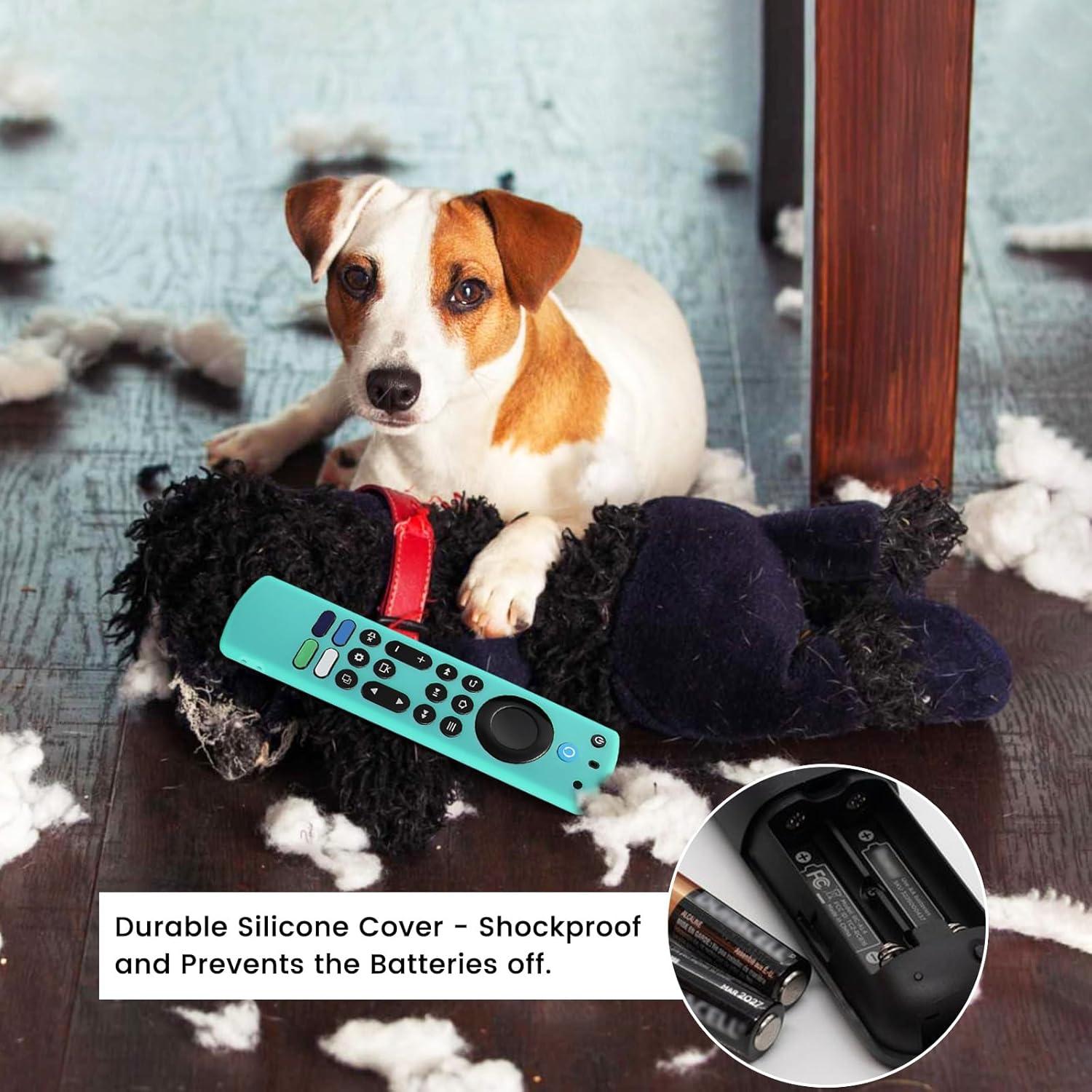 Paquete 2 Fundas Silicona Verde y Azul para Control Remoto Lenovo FireTV