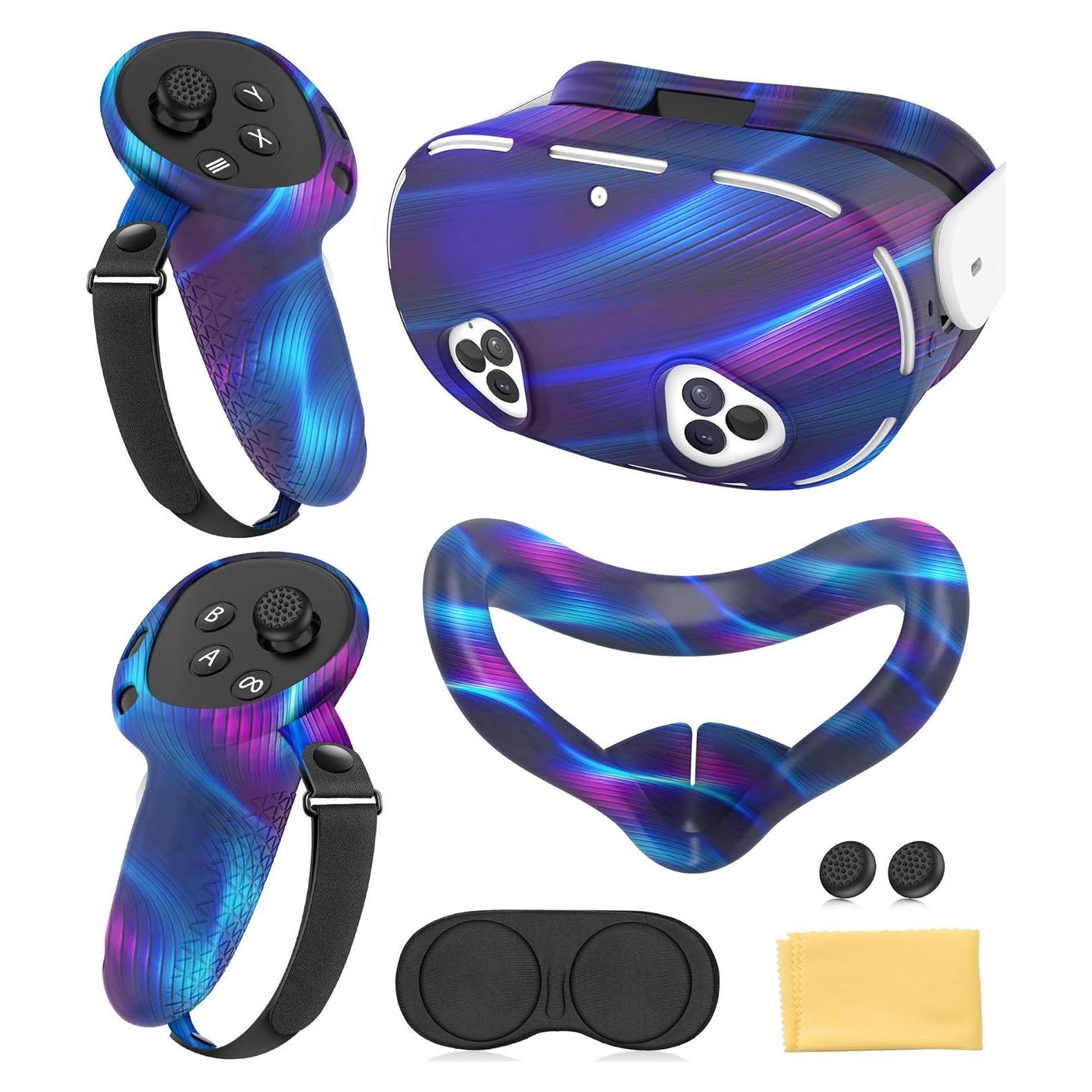 Juego de Cubiertas de Silicona MS.CLEO para Meta Quest 3S