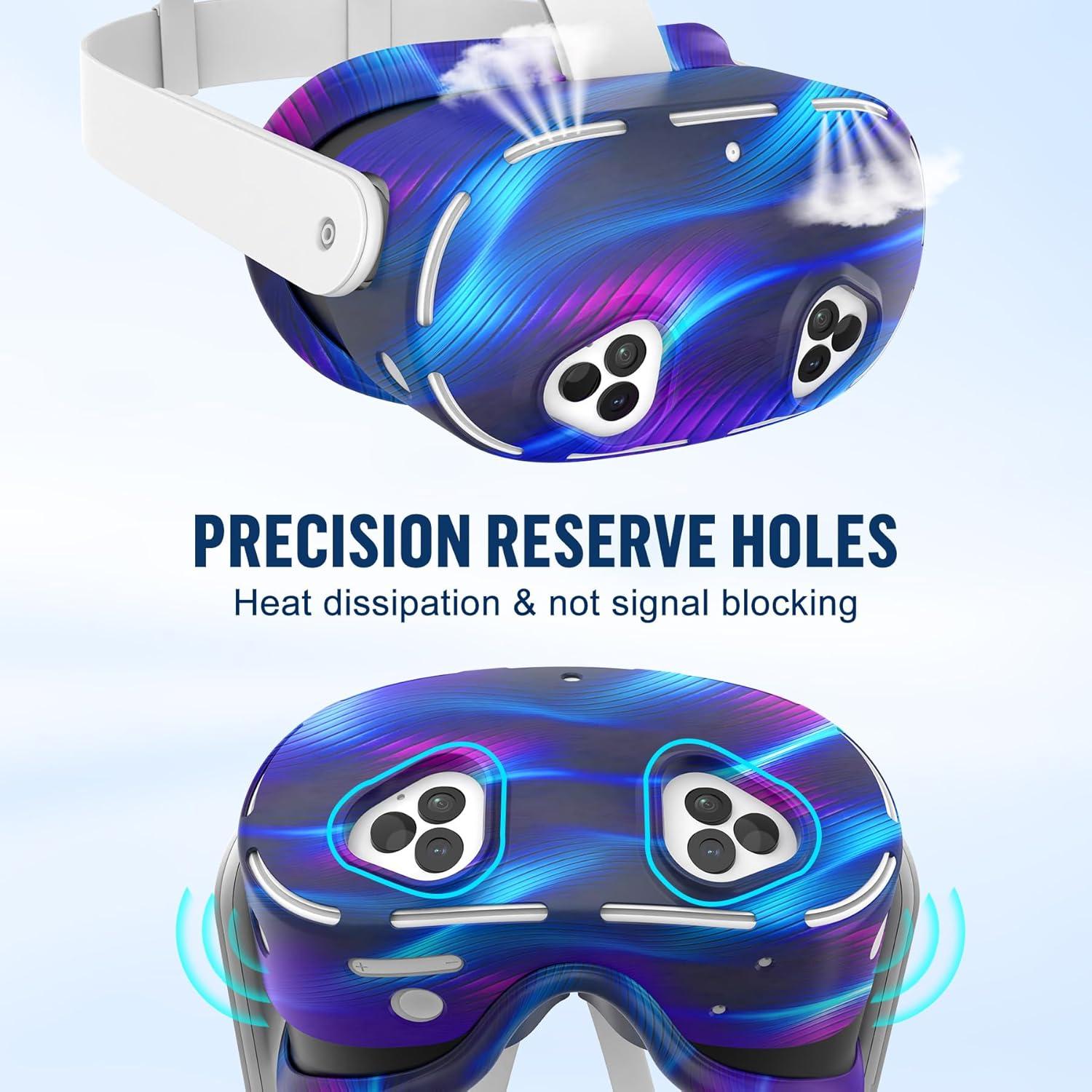 Juego de Cubiertas de Silicona MS.CLEO para Meta Quest 3S