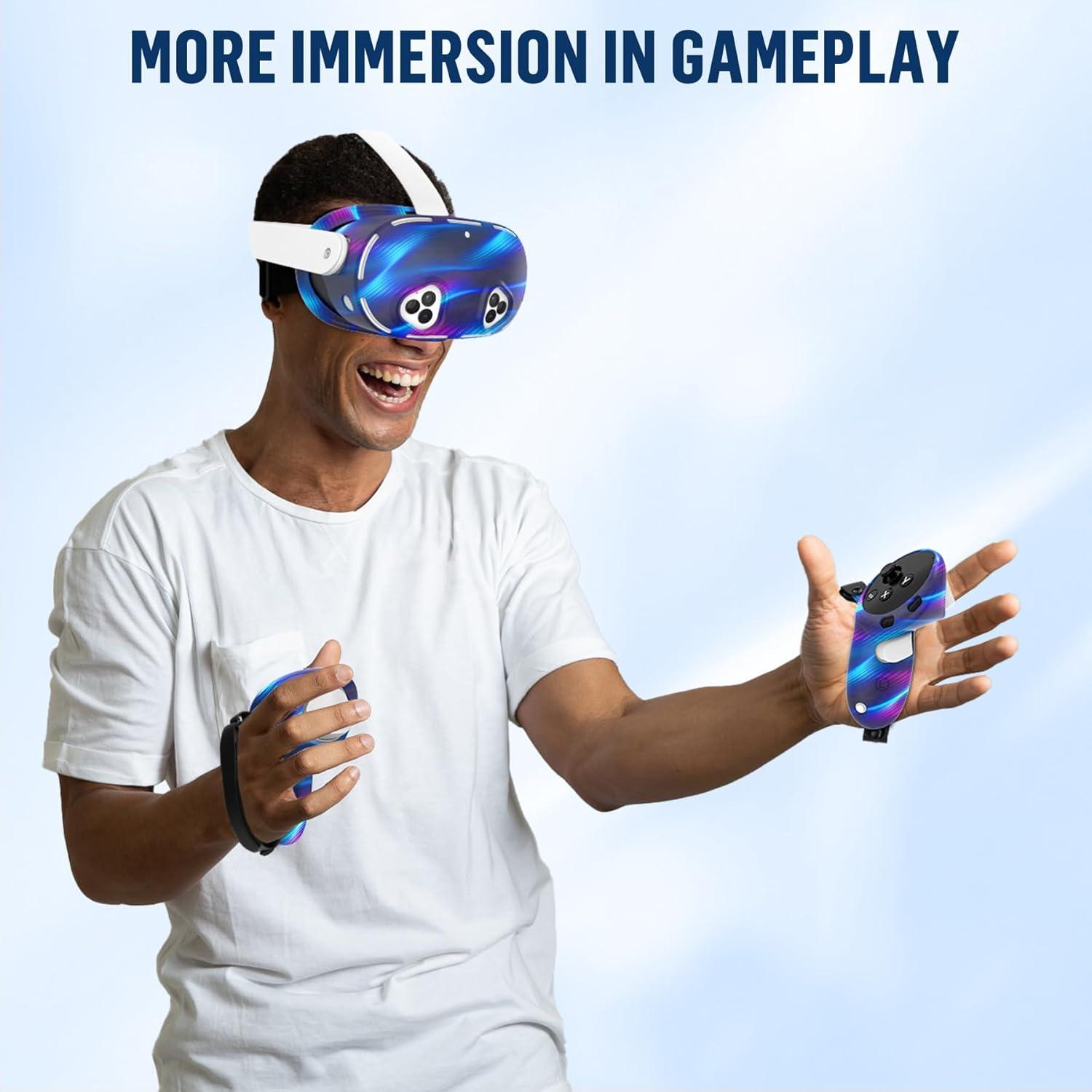 Juego de Cubiertas de Silicona MS.CLEO para Meta Quest 3S