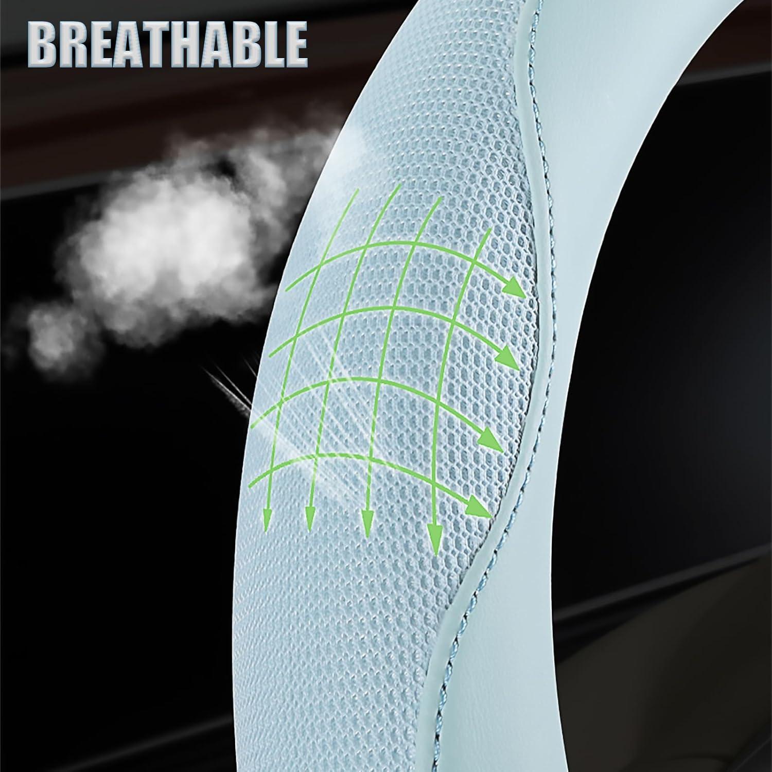 Cubierta de Volante Binsheo D Forma 36-37 cm Antideslizante