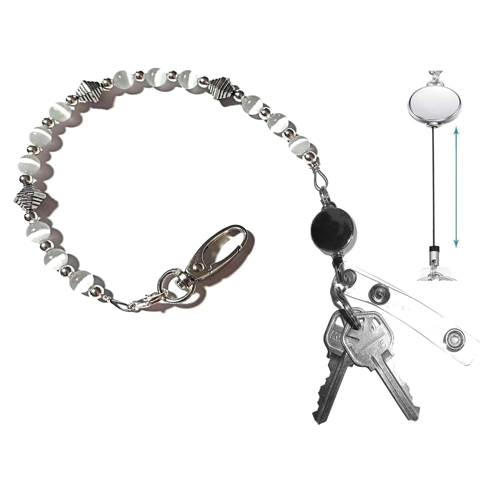 Portallaves de cuentas Hidden Hollow 30.48 cm Blanco Multiusos