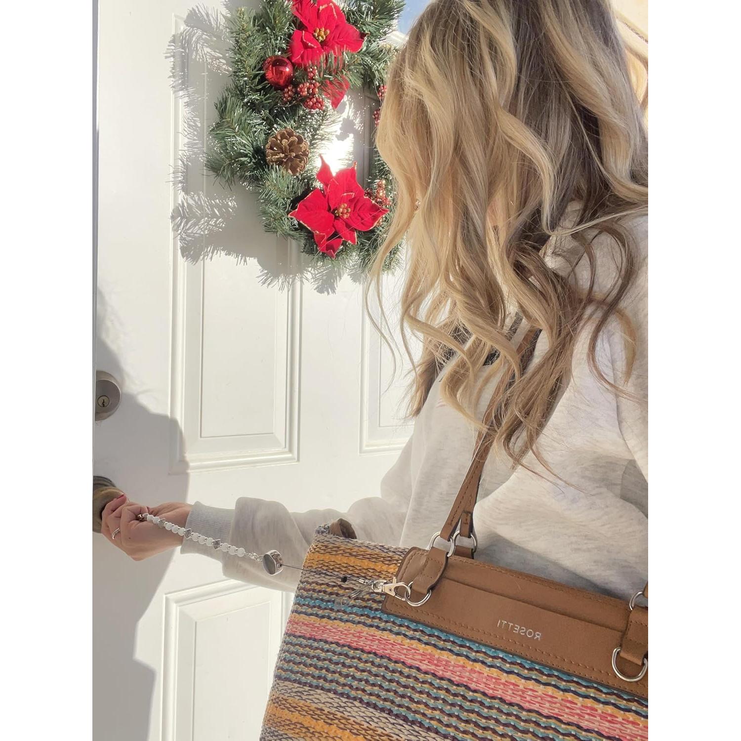 Portallaves de cuentas Hidden Hollow 30.48 cm Blanco Multiusos