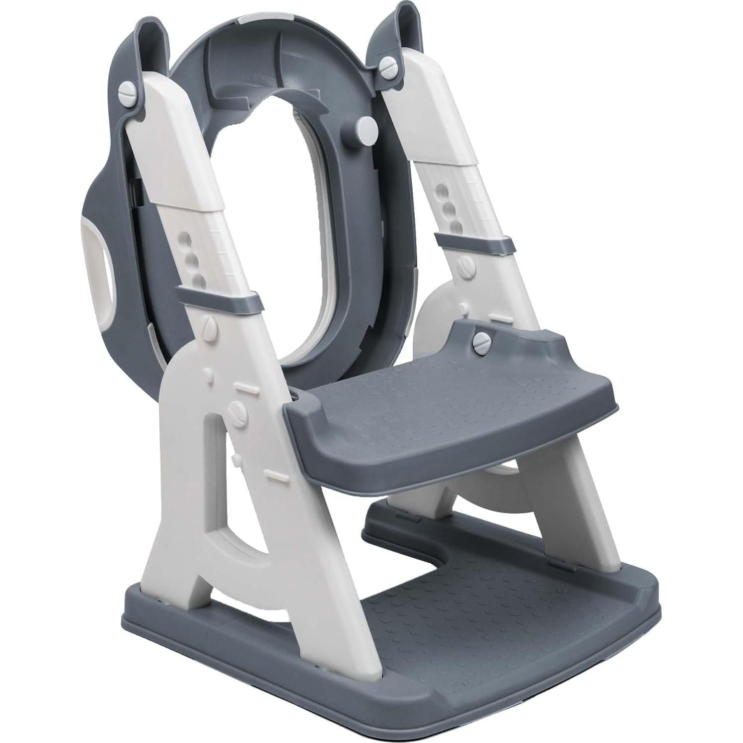 Asiento de Inodoro Acolchado Bambinao con Escalera Plegable