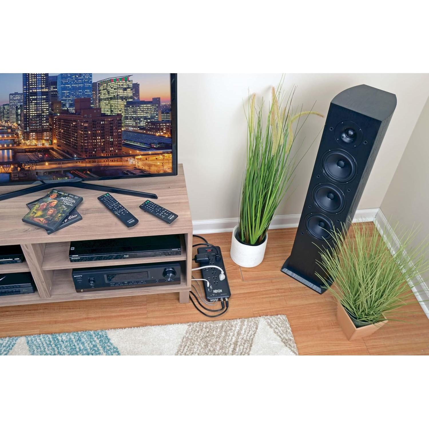 Protector de Sobretensión Tripp Lite TLP128TTUSBB 12 Salidas USB