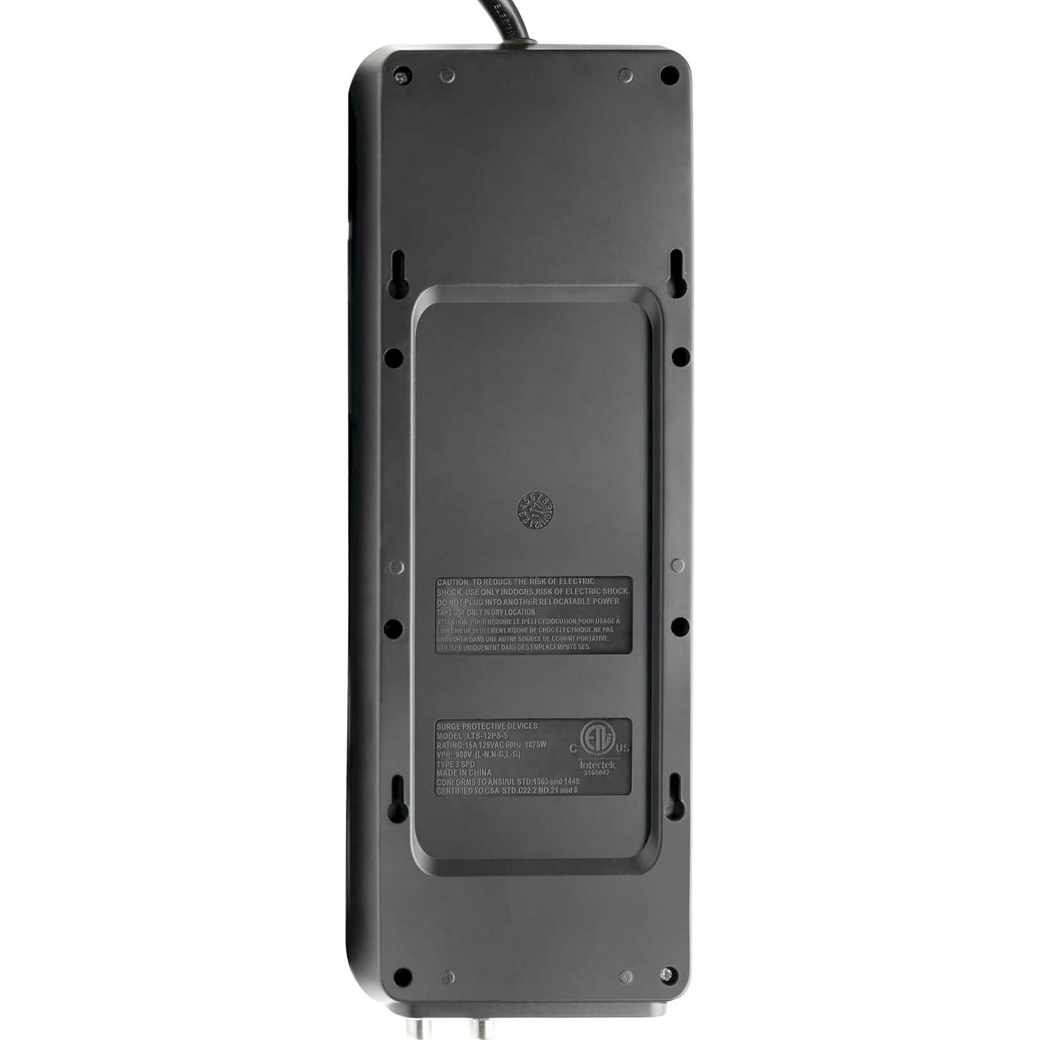 Protector de Sobretensión Tripp Lite TLP128TTUSBB 12 Salidas USB