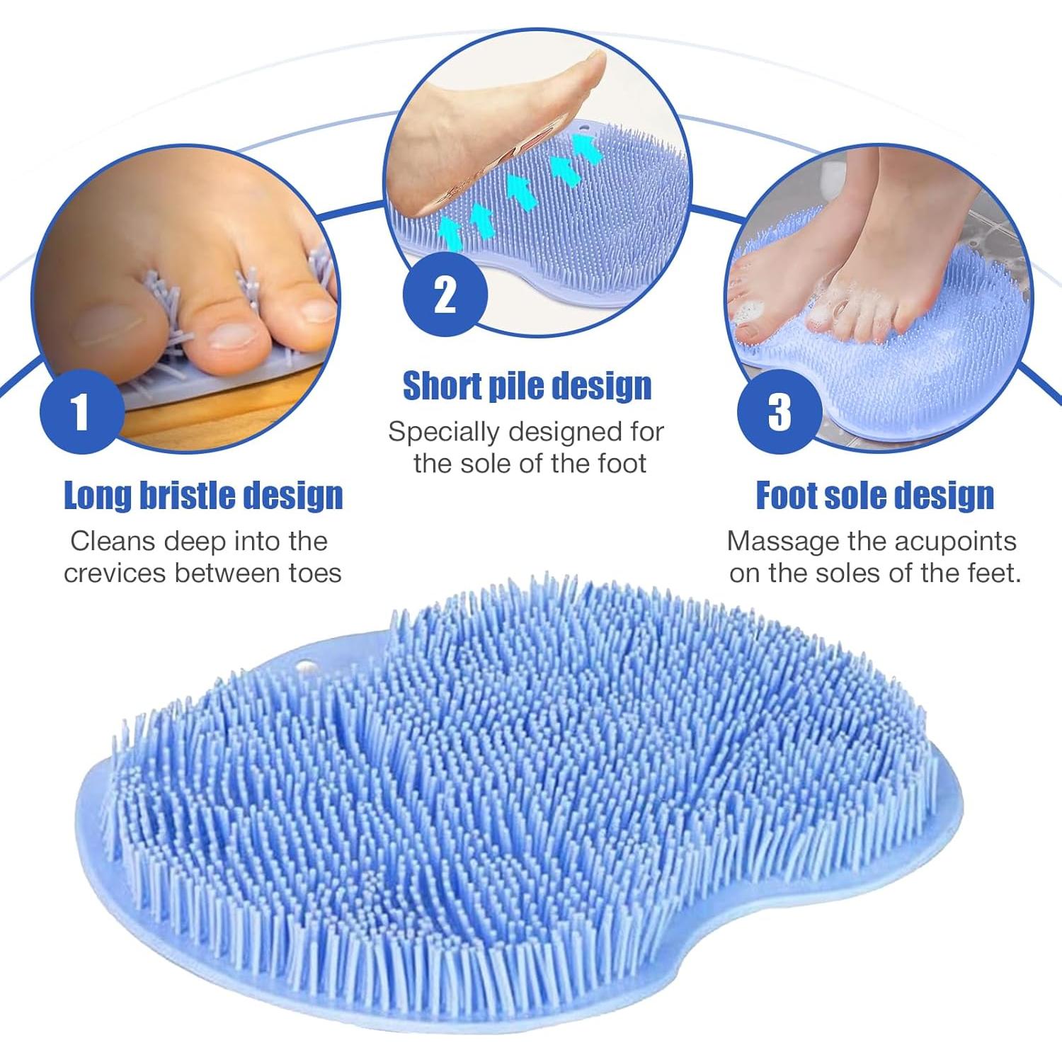 Alfombrilla de Exfoliación y Masaje Eptchn 25.4x15.2cm Azul