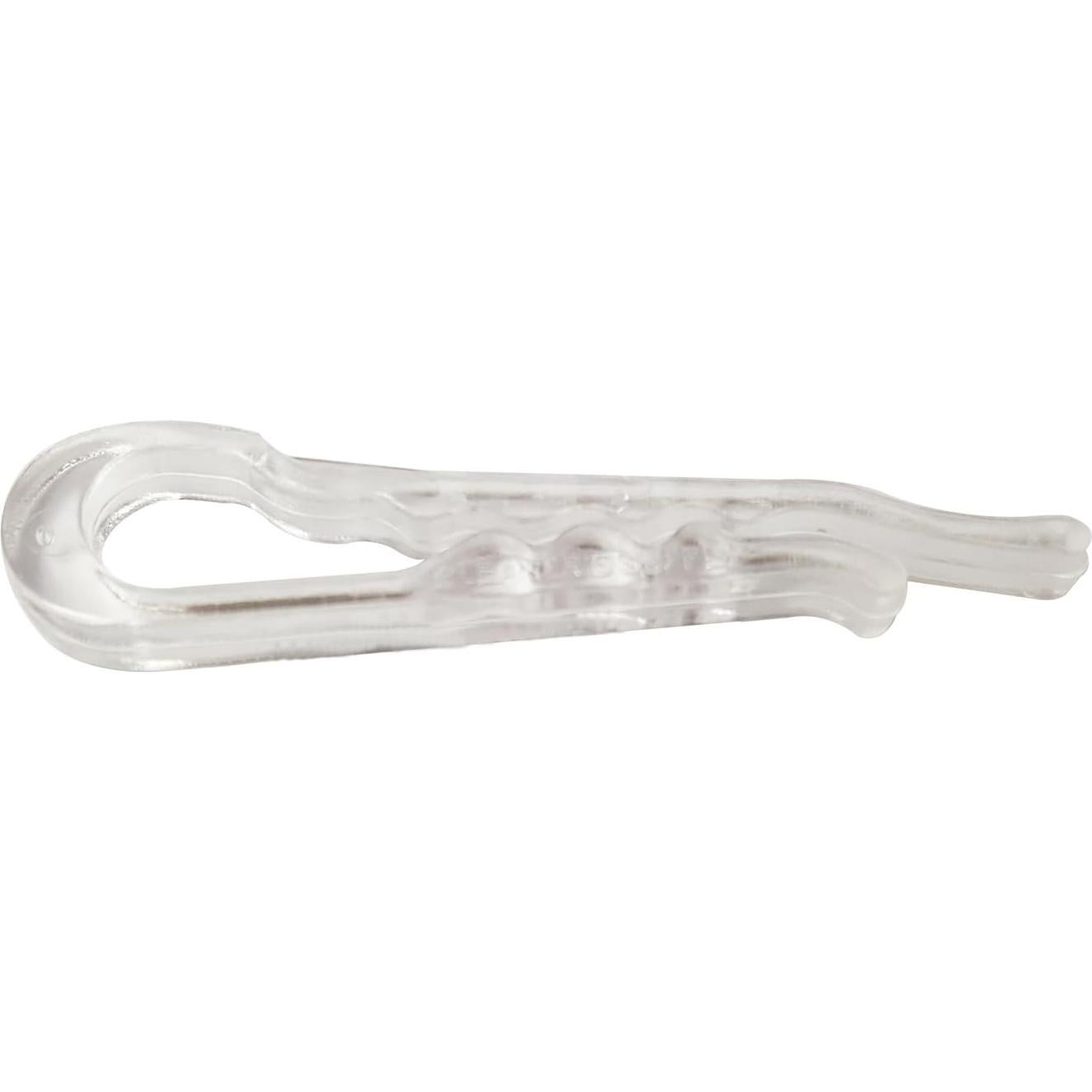 100 Clips de Cocodrilo NiftyPlaza Plástico Transparente Duraderos