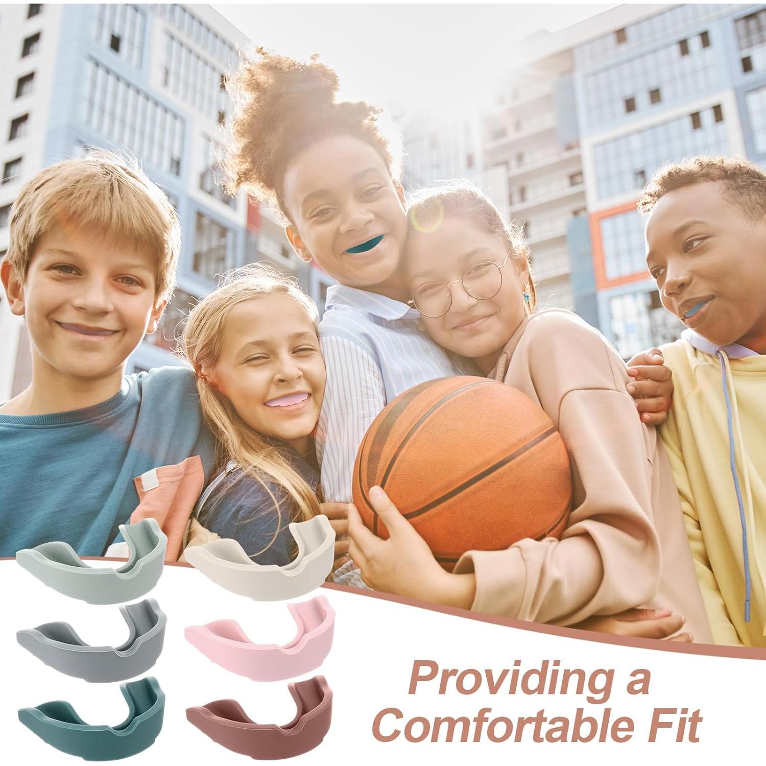 Paquete de 40 Protectores Bucales BBTO para Niños - Deportes