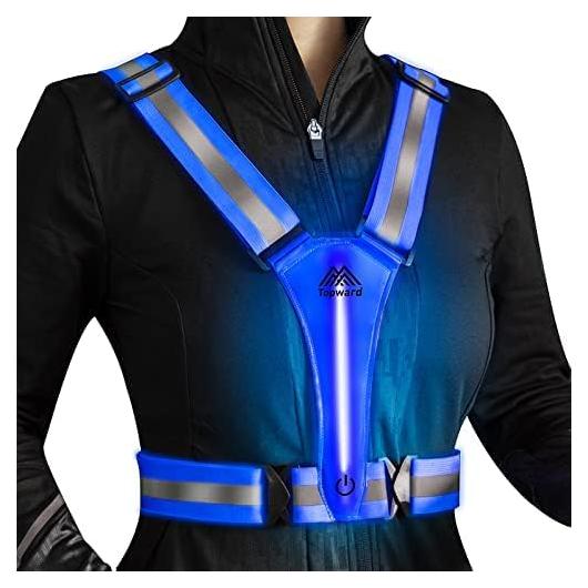 Chaleco Reflectante LED Topward para Correr y Caminar - Alta Visibilidad